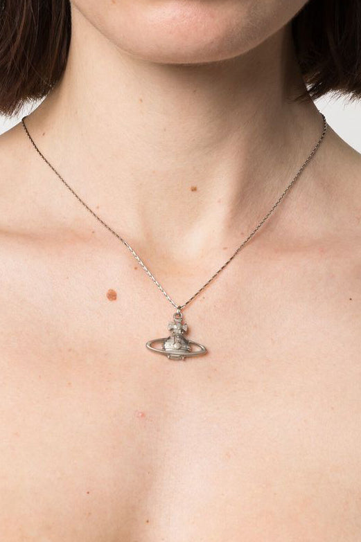 WALTER VAN BEIRENDONCK BEADED FLYING SAUCER NECKLACE