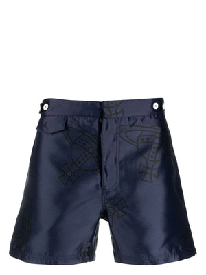 Navy Orb Swim Shorts