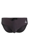 Embroidered Logo Swim Briefs