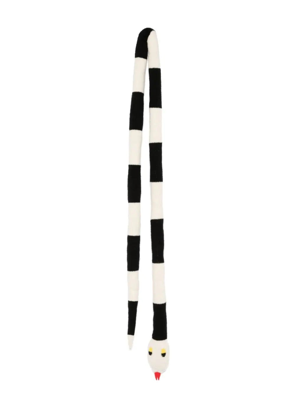 Snake Scarf 3D  - Black/White