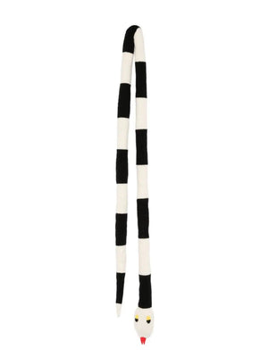 Snake Scarf 3D  - Black/White