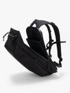 Saru Sleek Black Backpack