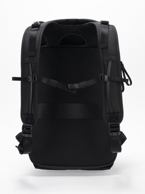Saru Sleek Black Backpack