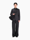 Ni Sleek Black Crossbody Bag