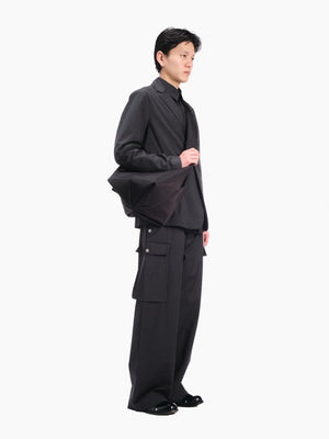 Ni Sleek Black Crossbody Bag