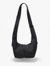 Ni Sleek Black Crossbody Bag