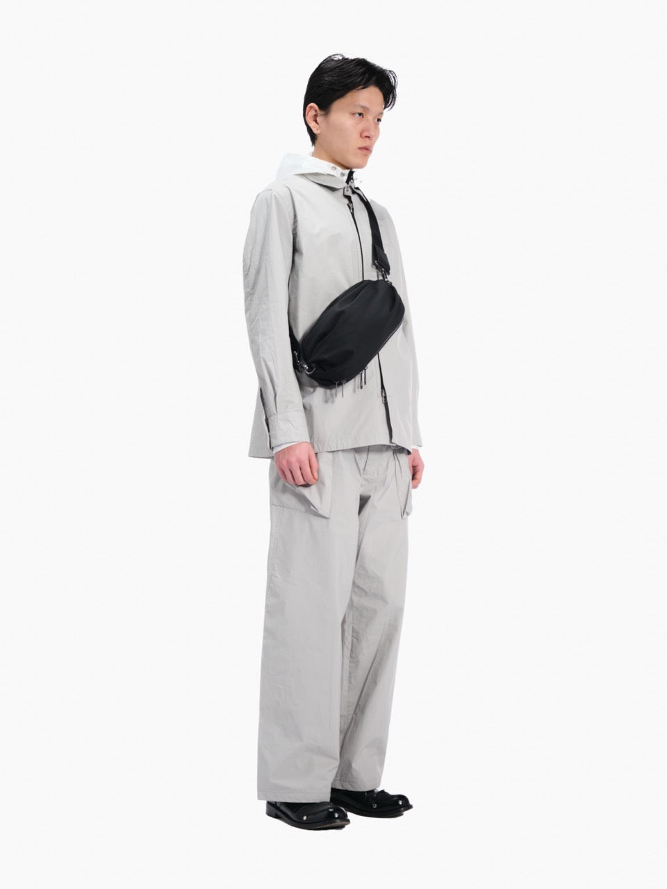 Mesta Onyx Black Crossbody Bag