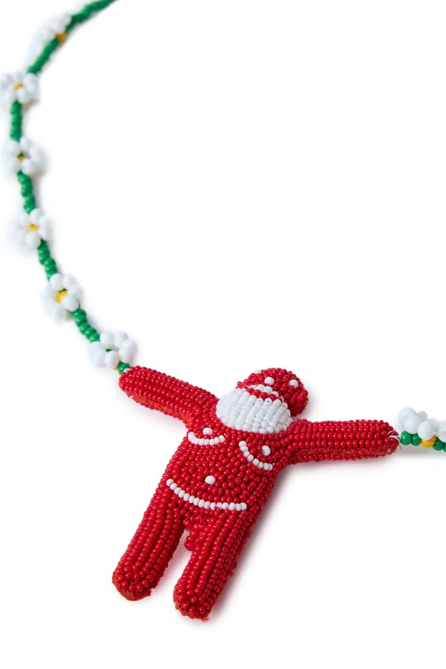 Daisy Necklace - White
