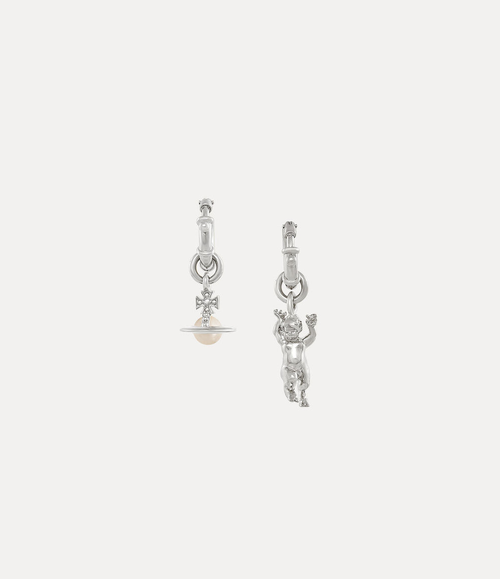 Anglo Pearl Earrings - Platinum