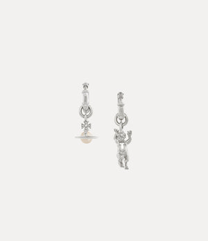 Anglo Pearl Earrings - Platinum