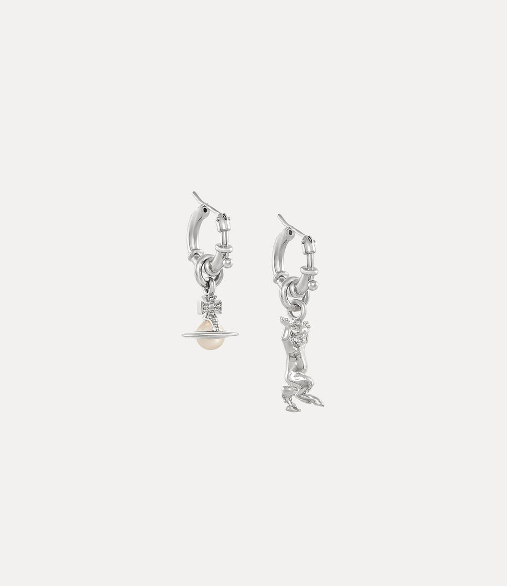 Anglo Pearl Earrings - Platinum