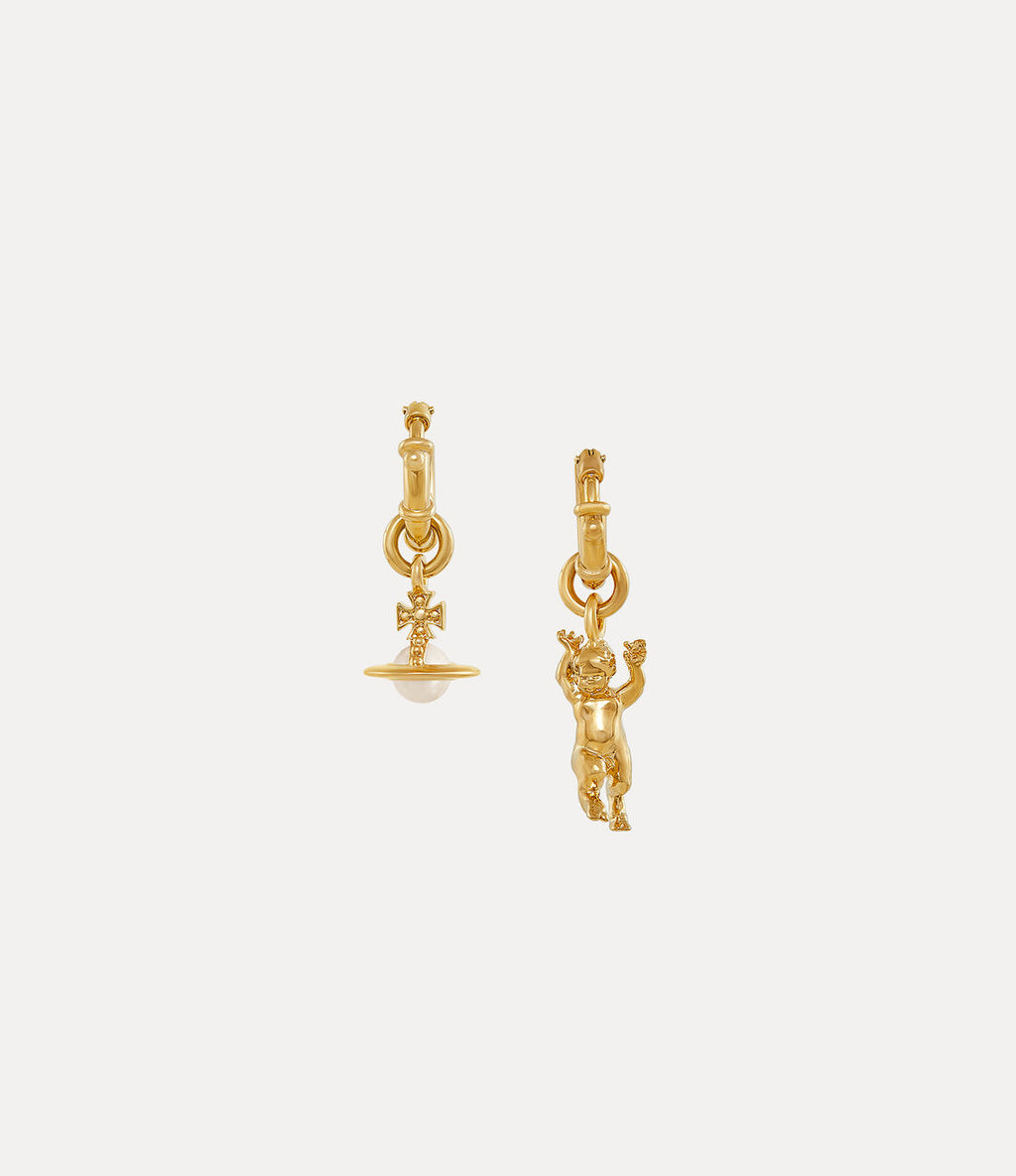 Anglo Pearl Earrings - Gold
