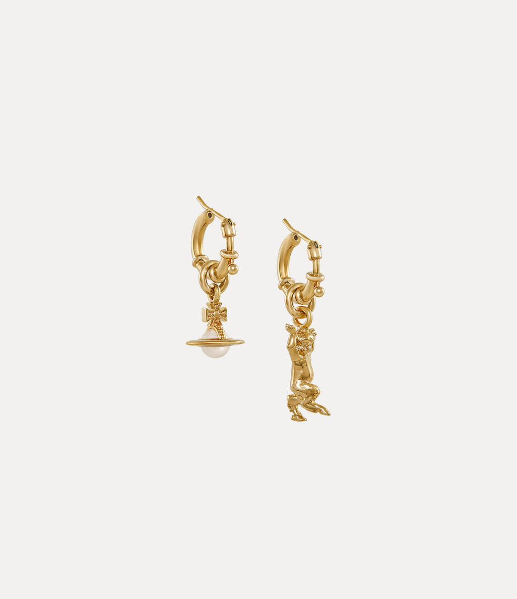 Anglo Pearl Earrings - Gold