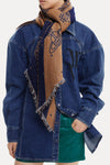 Two Point Scarf - Blue