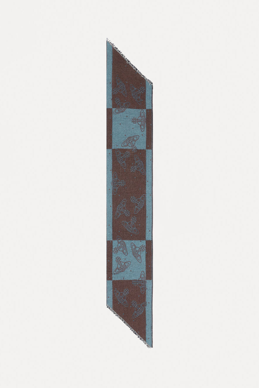 Two Point Scarf - Dark Brown