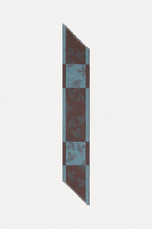 Two Point Scarf - Dark Brown