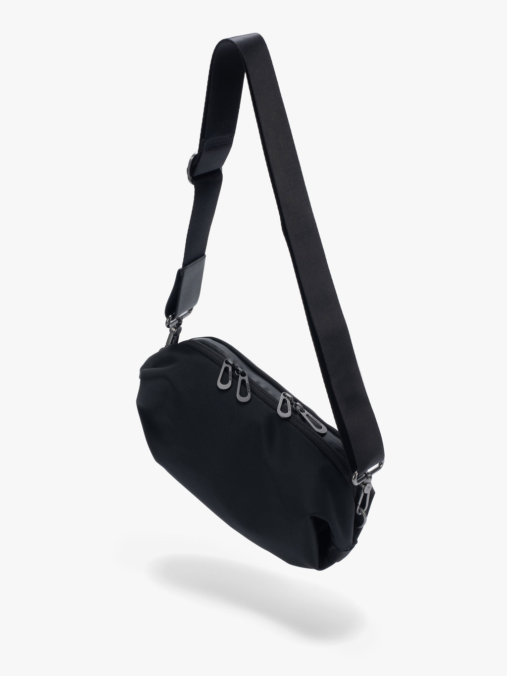 Mesta Onyx Black Crossbody Bag