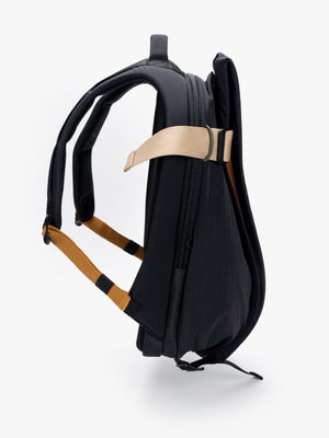 Isar M Smooth Black Colour Accent Backpack