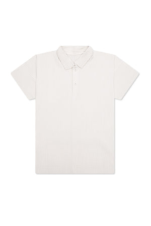 Pleated Polo - Monthly Color May - Ivory
