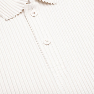Pleated Polo - Monthly Color May - Ivory