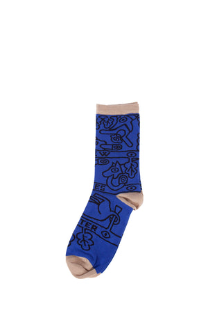 NEW EYES Socks - Blue