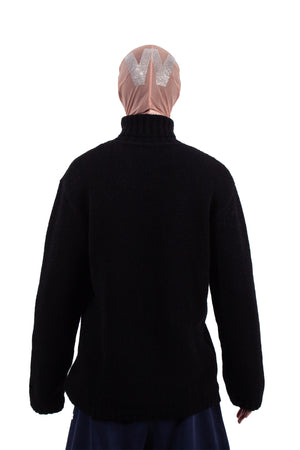 Skull Knit Turtleneck