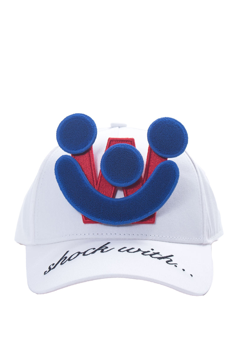 Smiley Cap - White