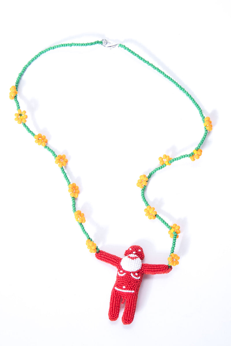 Daisy Necklace - Orange