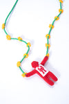 Daisy Necklace - Orange