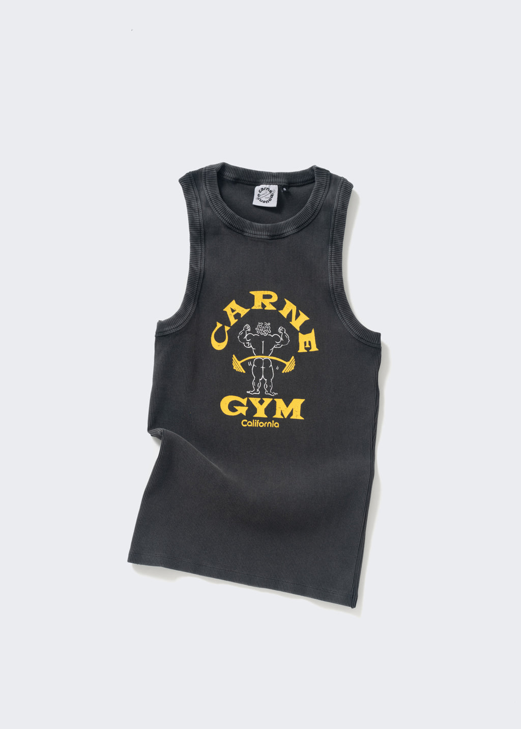 Carne Gym Tank - Washed Black