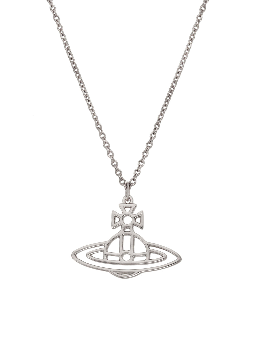 Thin Lines Short Flat Orb Pendant