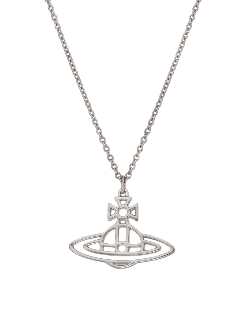Thin Lines Short Flat Orb Pendant