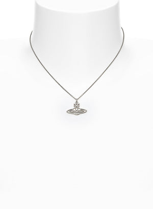 Thin Lines Short Flat Orb Pendant
