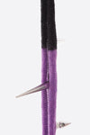 Knit Spike Scarf - Lilac/Black