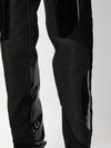 JUN Patchwork Trousers - Black