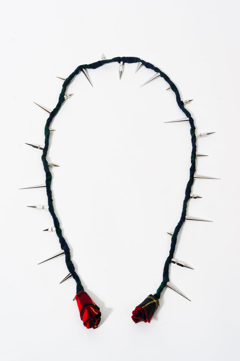 Spike Rose Scarf - Plaid *ELKEL Exclusive*