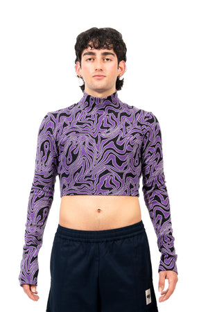 Illusions Cropped Turtleneck