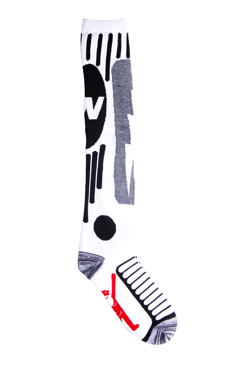 W-Socks - White/Black