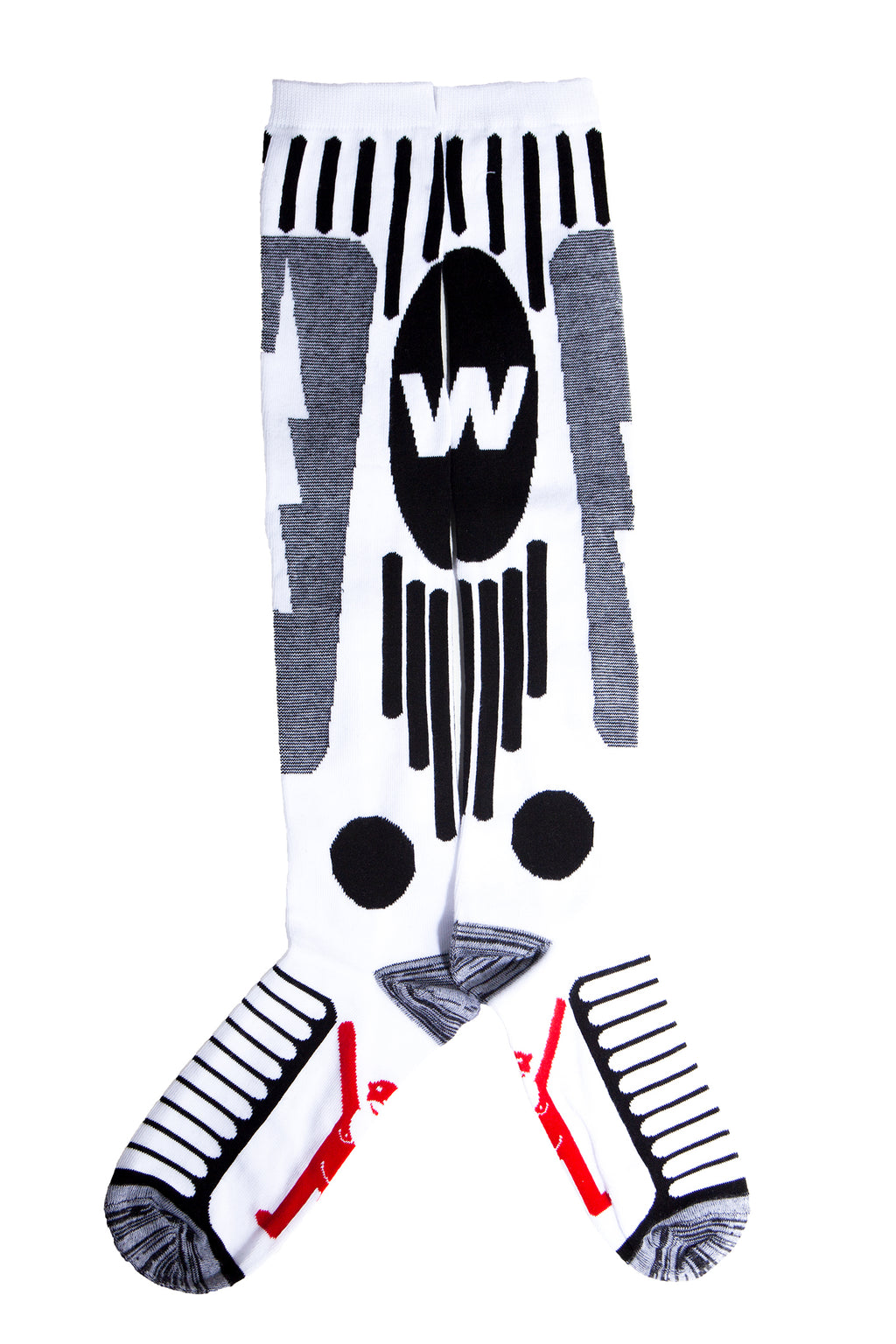 W-Socks - White/Black