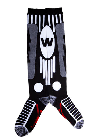 W-Socks - Black/White