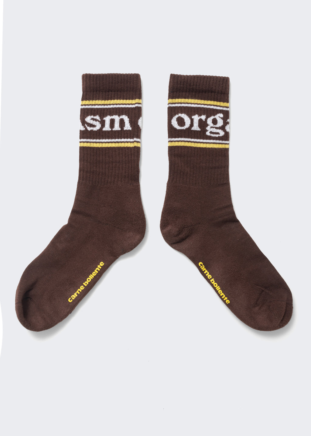 Feet Orgasm Socks - Brown