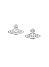 Thin Lines Flat Orb Stud Earrings